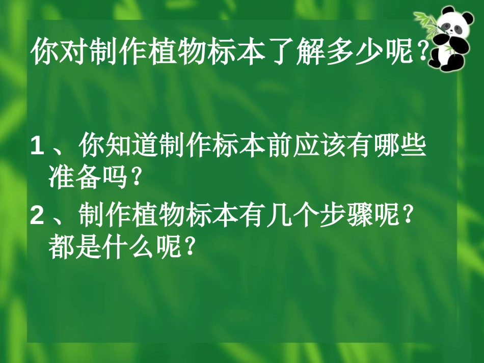 《制作植物标本》认识更多的生物PPT课件[人教版四年级科学]_第3页