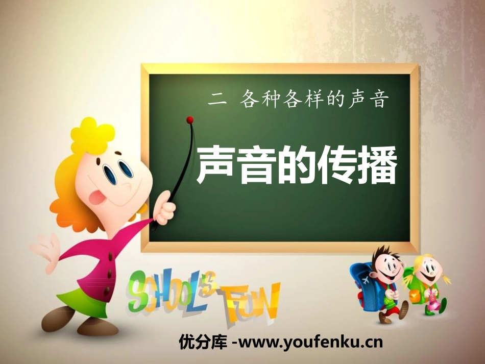 《声音的传播》各种各样的声音PPT课件[人教版四年级科学]_第1页