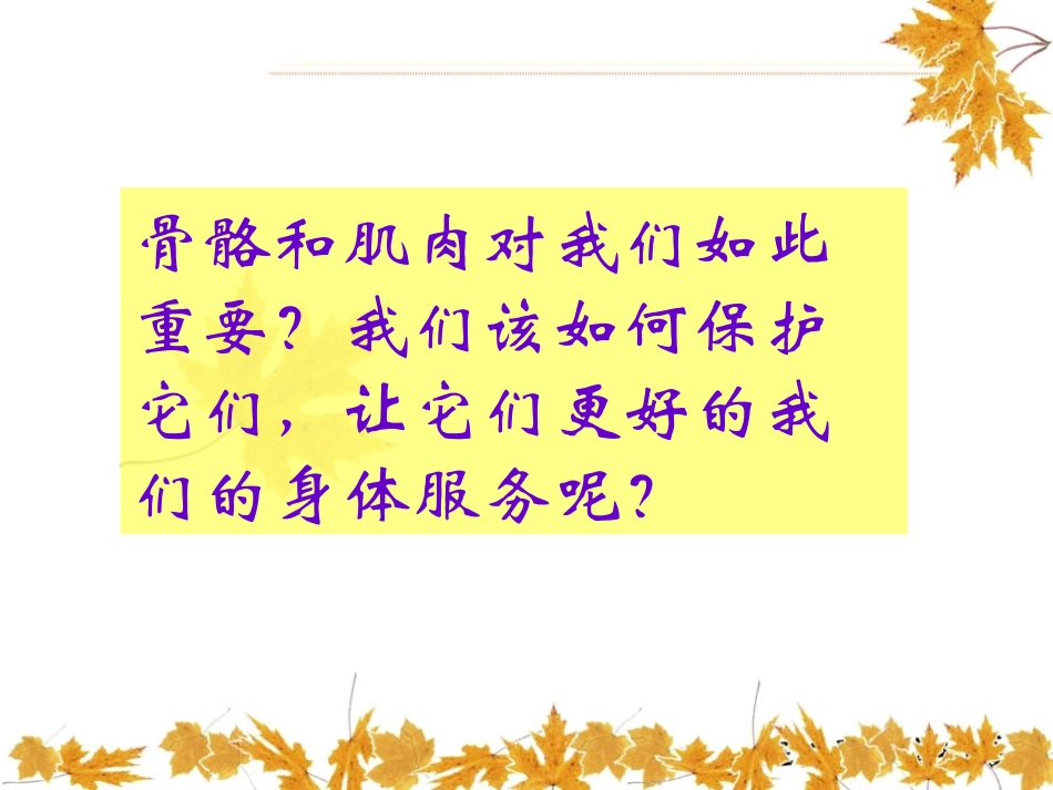 《骨骼和肌肉》人体的奥秘PPT课件[人教版六年级科学上册]_第3页