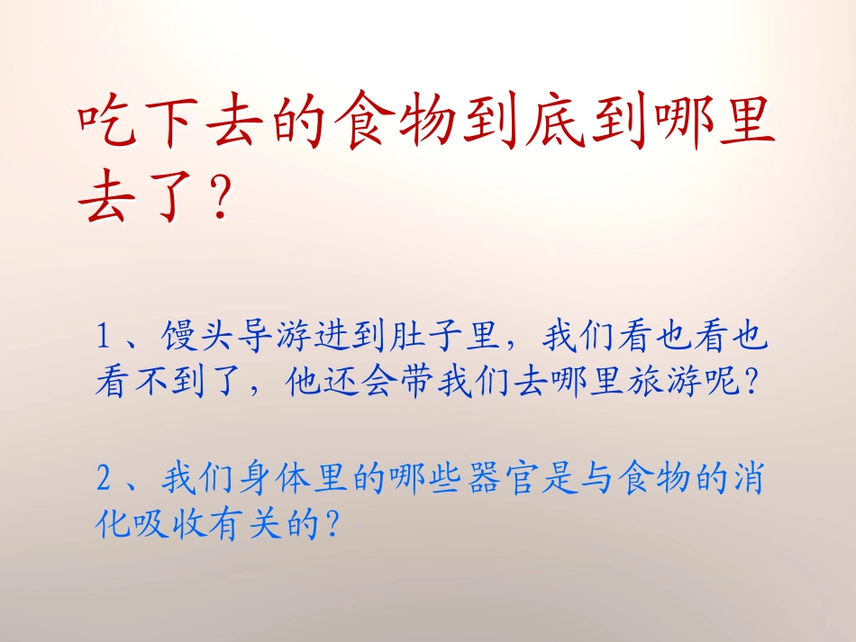 《食物在人体内的旅行》人体的奥秘PPT课件[人教版六年级科学]_第2页