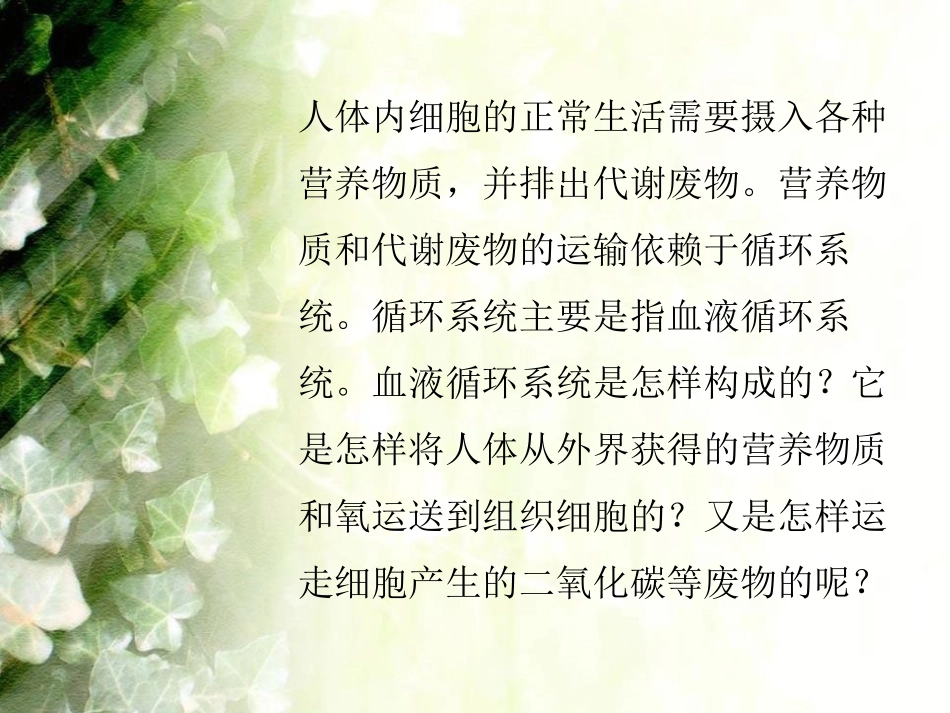 《血液在人体内的循环》人体的奥秘PPT课件[人教版六年级科学]_第2页