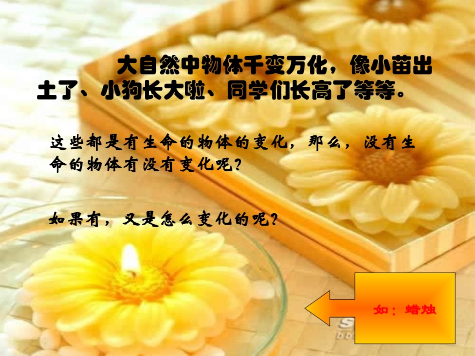 湘教版四年级科学燃烧的蜡烛PPT课件_第2页