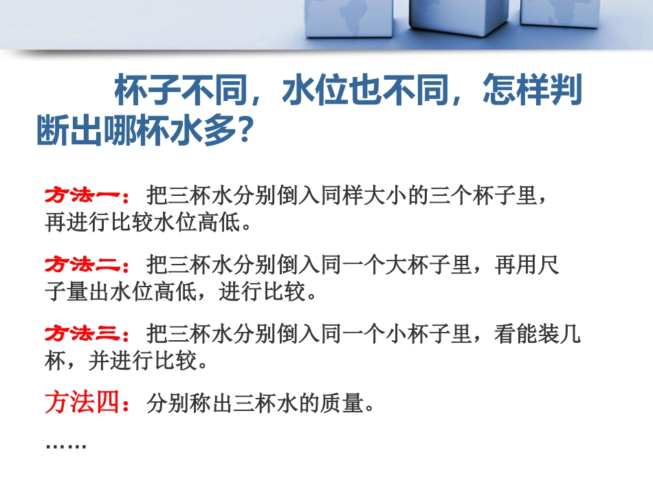青岛版三年级科学哪杯水多PPT课件_第3页