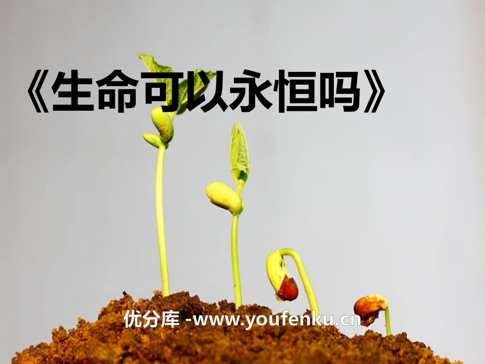 《生命可以永恒吗》PPT课件[七年级道德与法治上册]_第1页