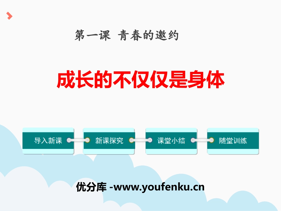 《成长的不仅仅是身体》PPT课件[七年级道德与法治下册]_第1页