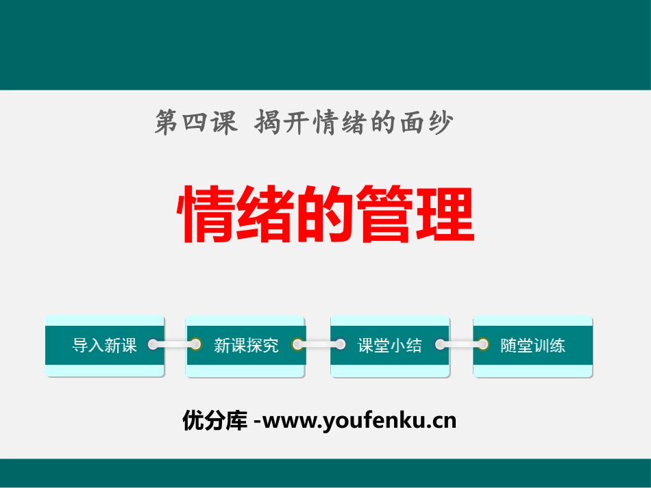 《情绪的管理》PPT课件[七年级道德与法治下册]_第1页