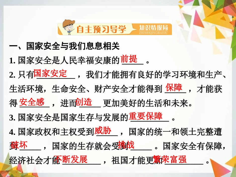 《认识总体国家安全观》PPT课件[八年级道德与法治上册]_第2页