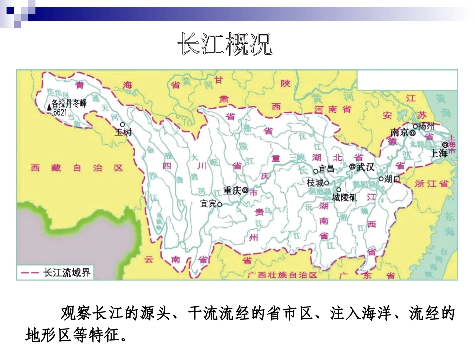 《长江》PPT课件[上海教育版七年级地理上册]_第1页