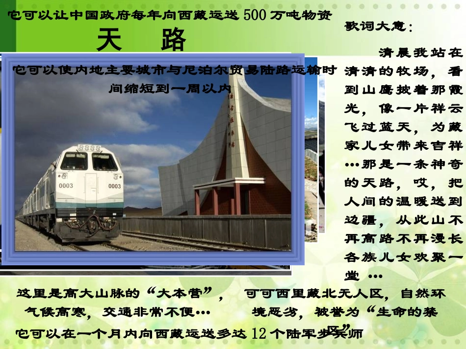 《铁路运输与公路运输》PPT课件[上海教育版七年级地理下册]_第2页