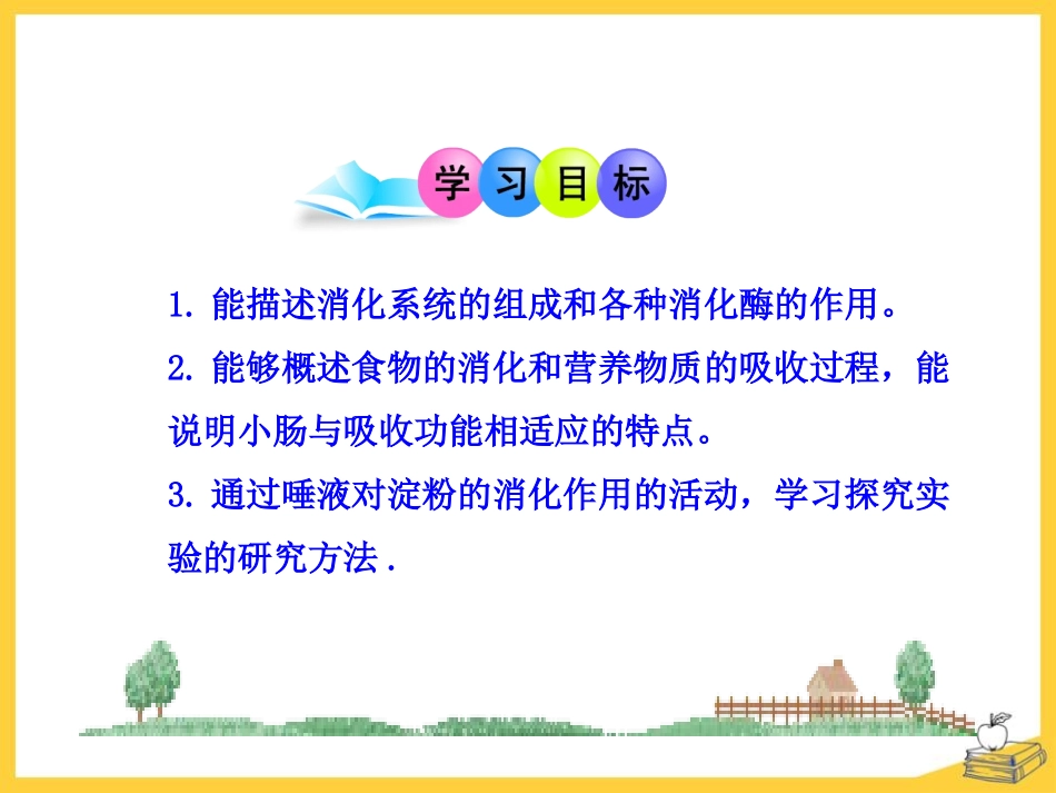 《食物的消化和营养物质的吸收》PPT课件[北师大版七年级生物]_第3页