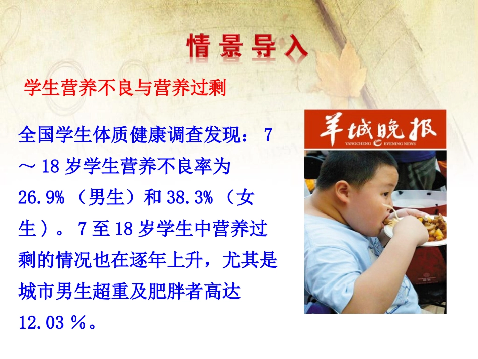 《合理膳食与食品安全》PPT课件[北师大版七年级生物下册]_第1页