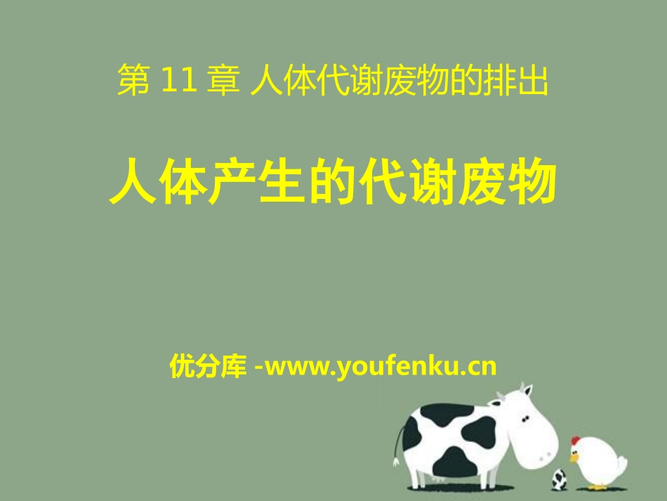 《人体产生的代谢废物》PPT课件[北师大版七年级生物下册]_第1页