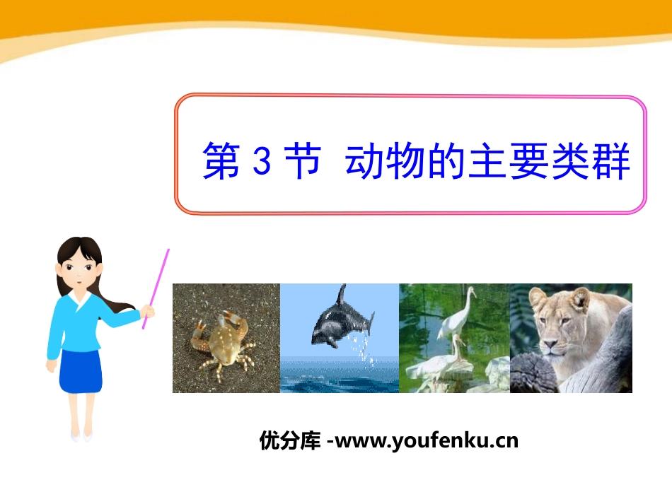 《动物的主要类群》PPT课件[北师大版八年级生物下册]_第1页