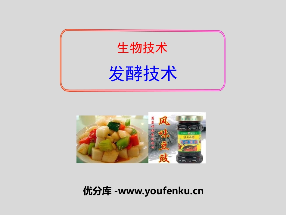 《发酵技术》PPT课件[北师大版八年级生物下册]_第1页