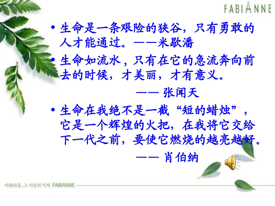 《生命生命》PPT课件[部编版四年级语文下册]_第2页
