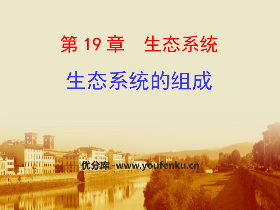 《生态系统的组成》PPT课件[苏教版八年级生物上册]_第1页