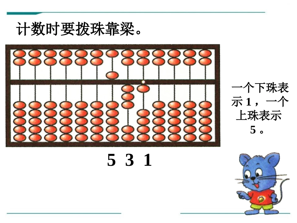 《用算盘表示数》PPT课件[冀教版二年级数学下册]_第3页