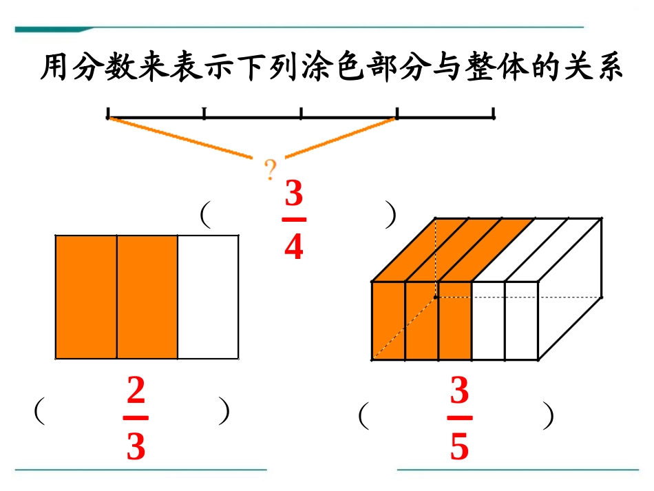 《分数与除法》PPT课件[冀教版四年级数学下册]_第1页