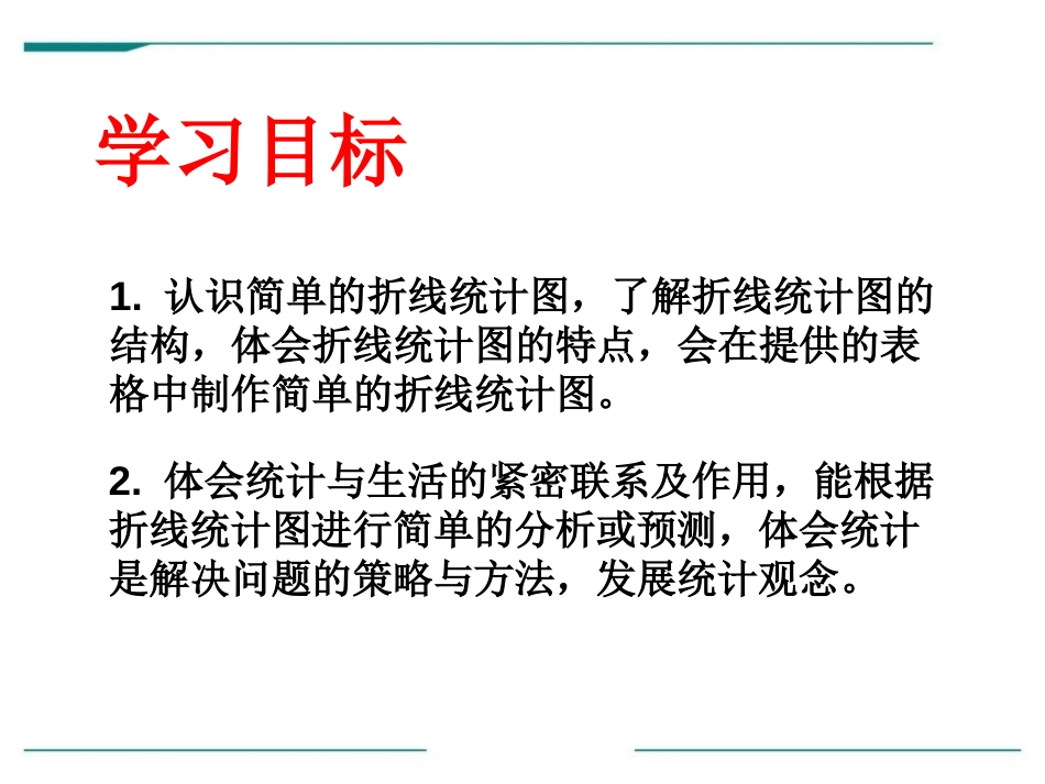 《认识单式折线统计图》PPT课件[冀教版五年级数学下册]_第1页