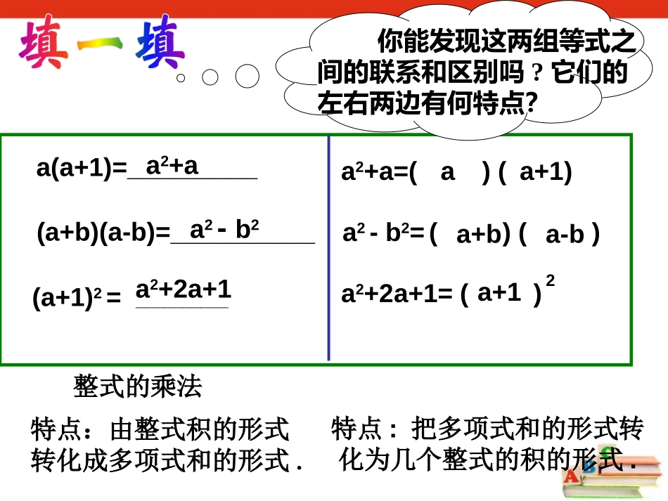 《因式分解》PPT课件[冀教版七年级数学下册]_第2页