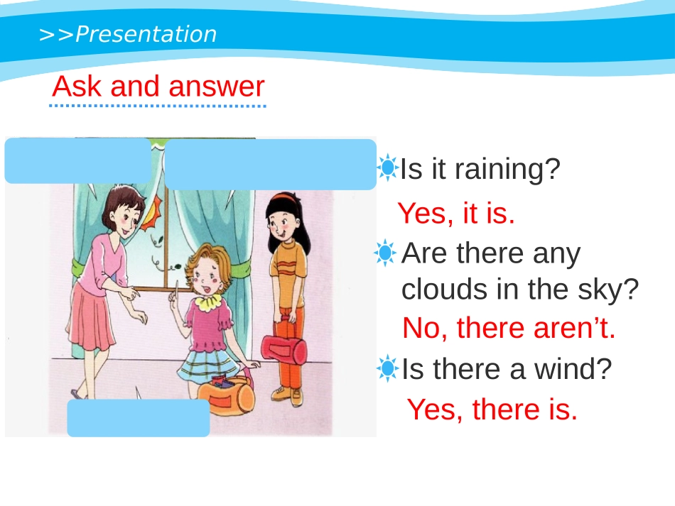 《Is It Snowing?》PPT课件[陕旅版四年级英语]_第3页
