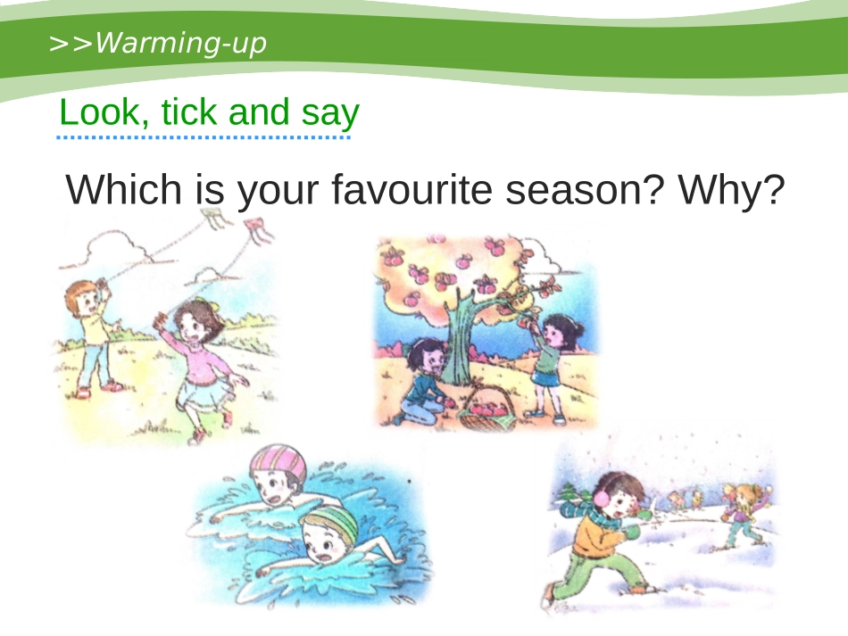 《Spring Is Coming》PPT课件[陕旅版五年级英语]_第2页