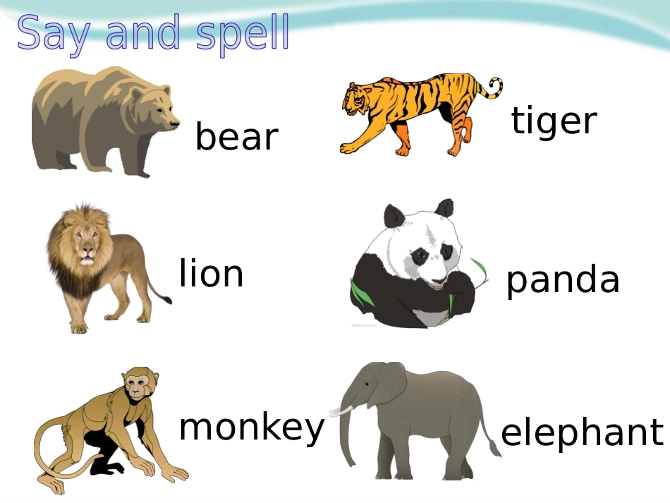 《Animals in the zoo》PPT课件_第2页