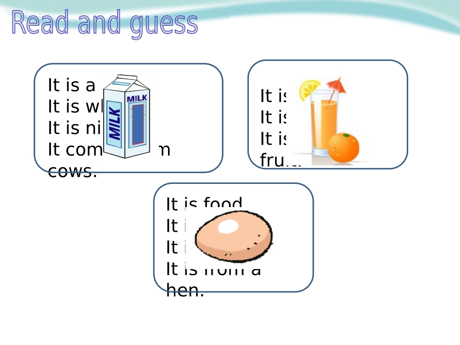 《Food and drinks》PPT课件_第3页