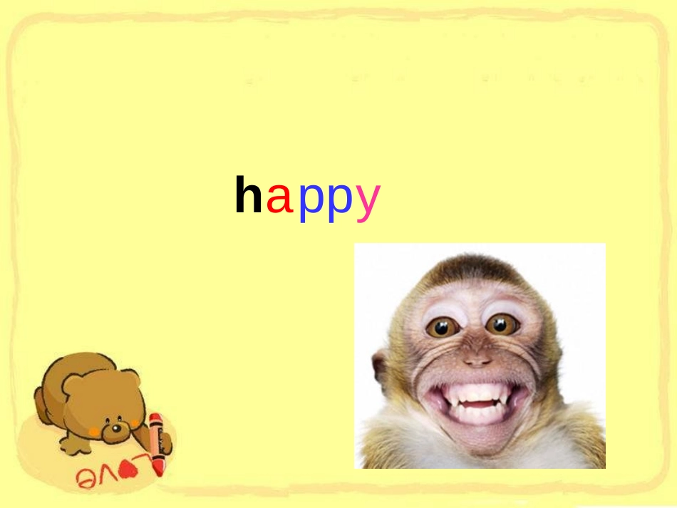 《Are you happy》PPT课件[上海教育版四年级英语]_第2页