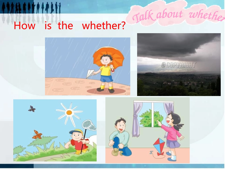 《Weather》PPT课件[上海教育版四年级英语上册]_第3页