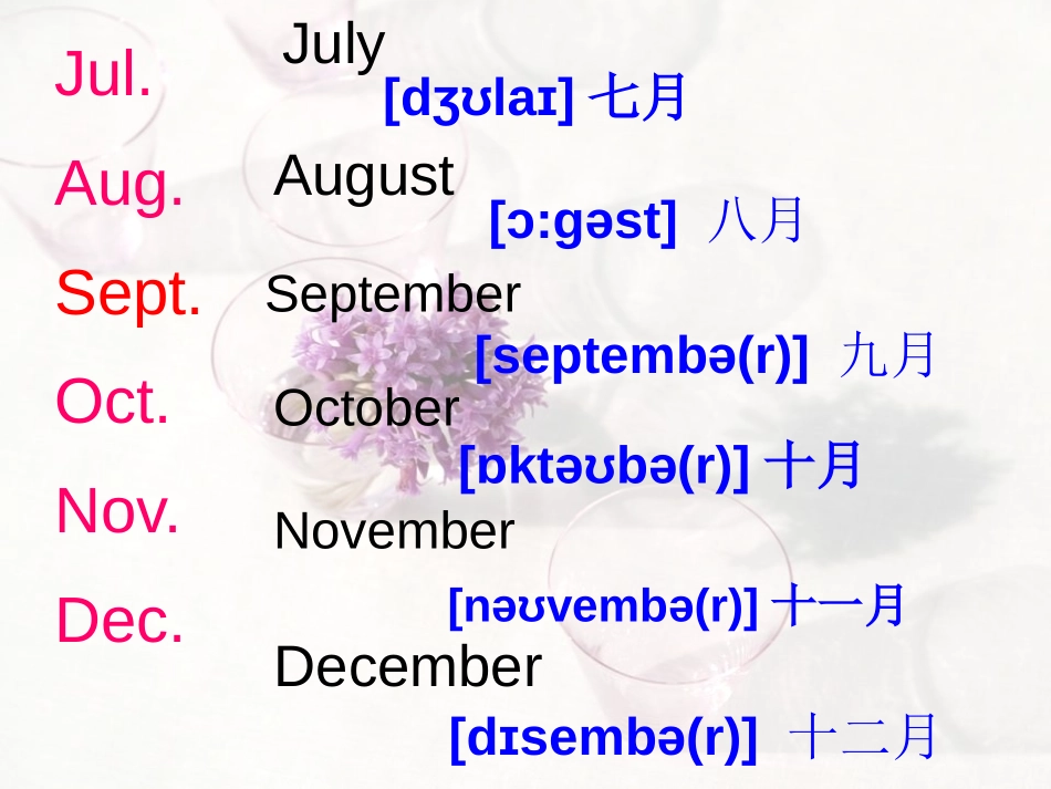 《My birthday》PPT课件[上海教育版五年级英语]_第2页
