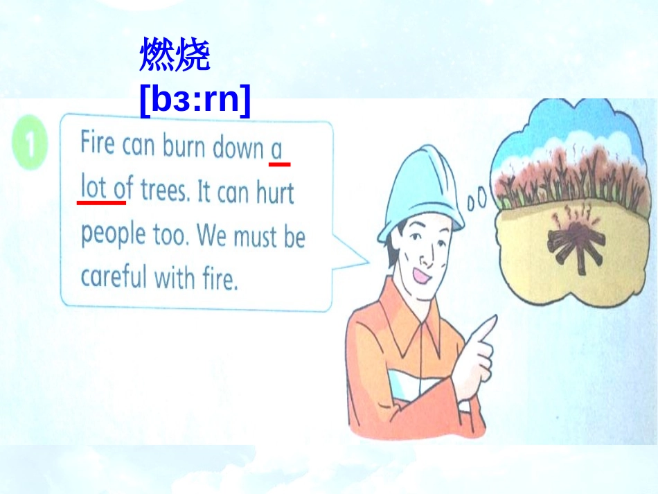 《Fire》PPT课件[上海教育版五年级英语上册]_第3页