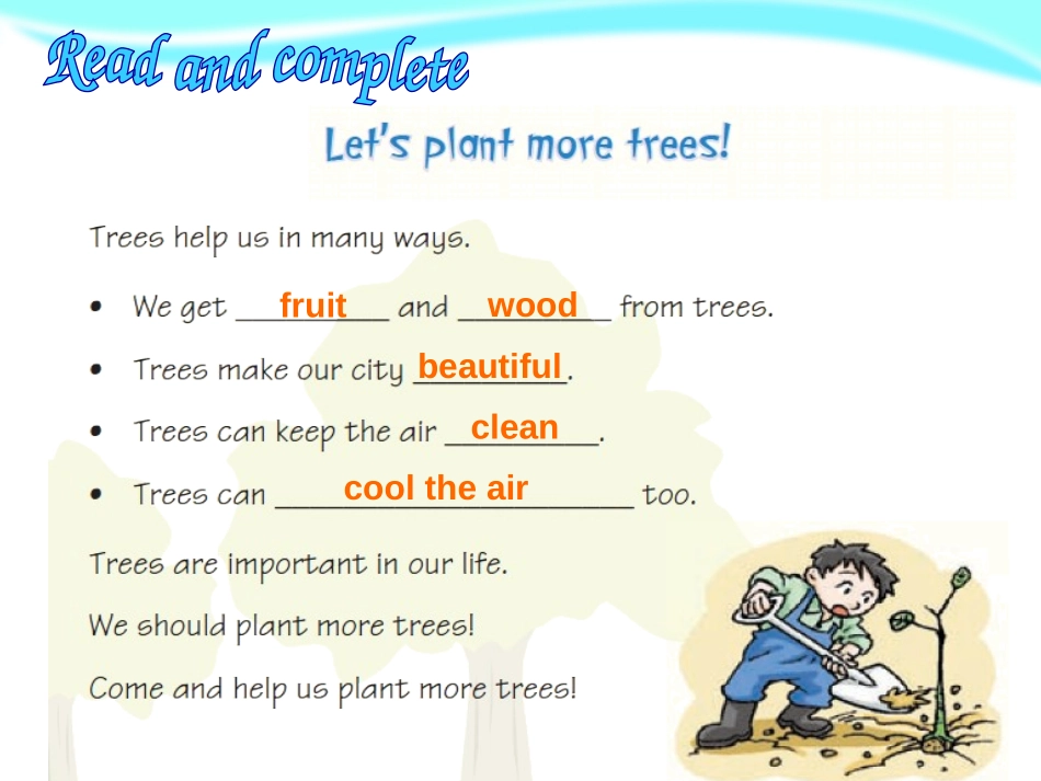 《Trees》PPT课件[上海教育版六年级英语上册]_第2页