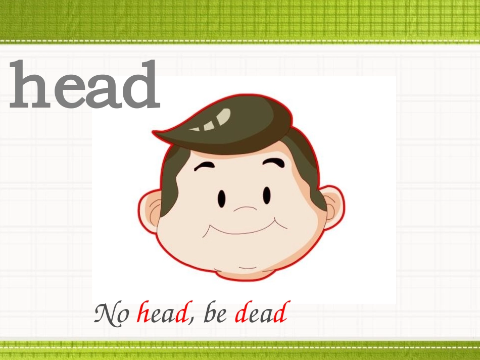 《Touch your head》PPT课件[广州版三年级英语]_第3页