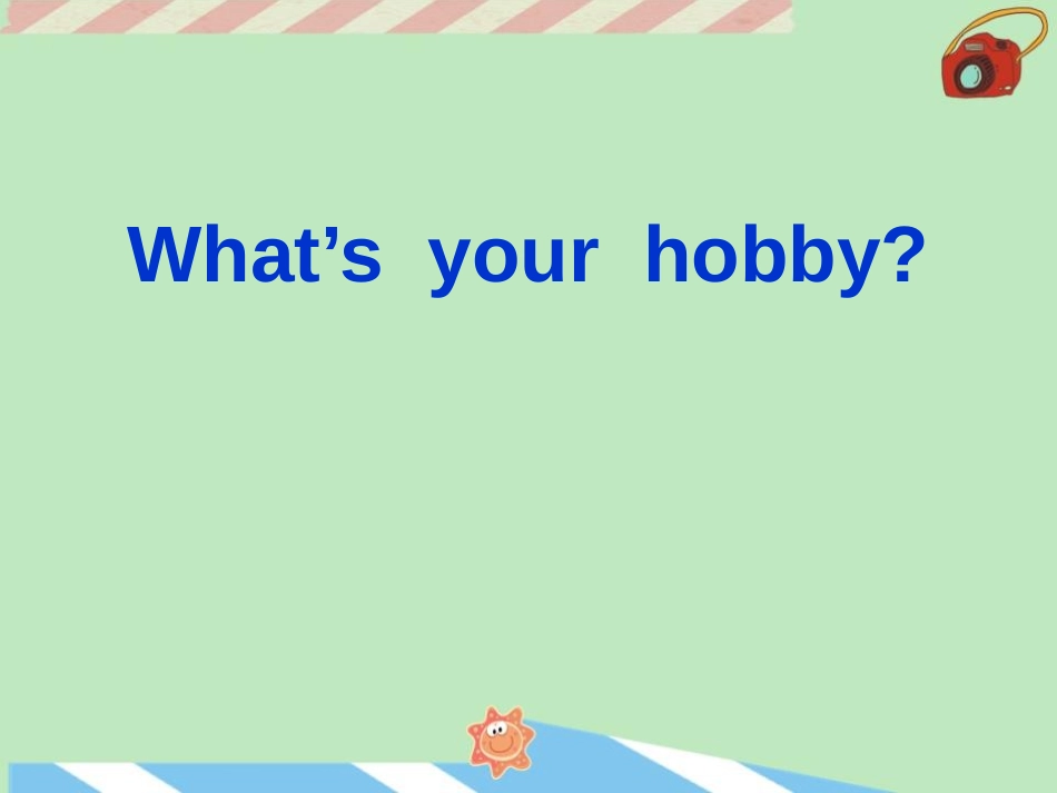 《His hobby is drawing》PPT课件_第2页