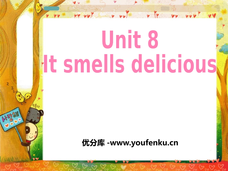 《It smells delicious》PPT课件_第1页
