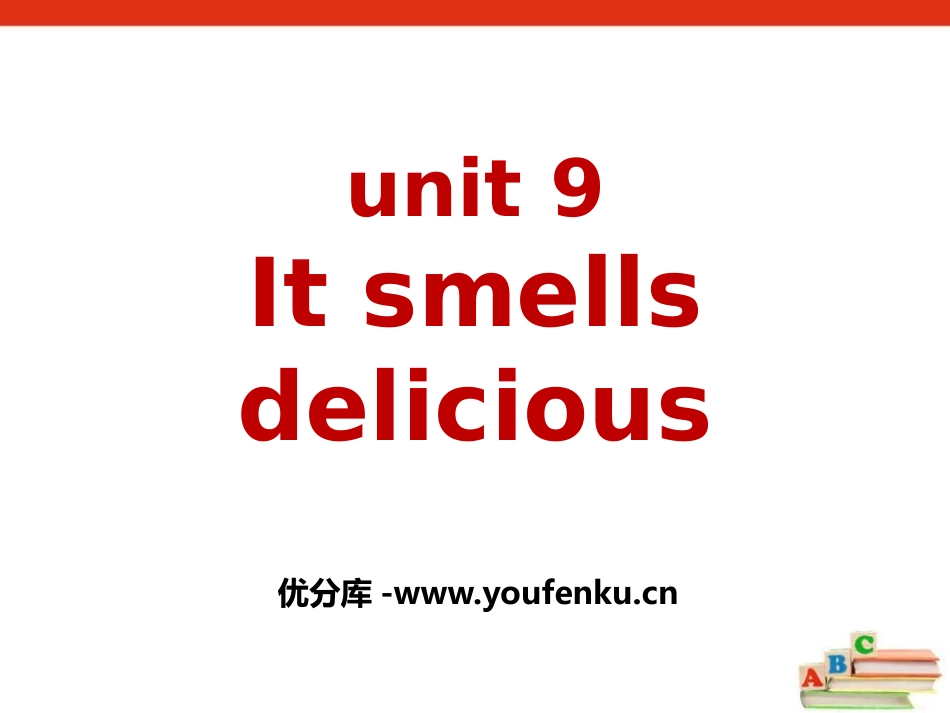 《It smells delicious》PPT课件_第1页