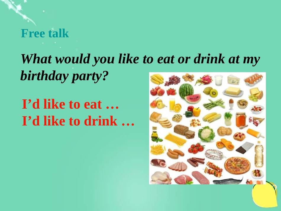 《Food and lifestylee》PPT课件_第1页