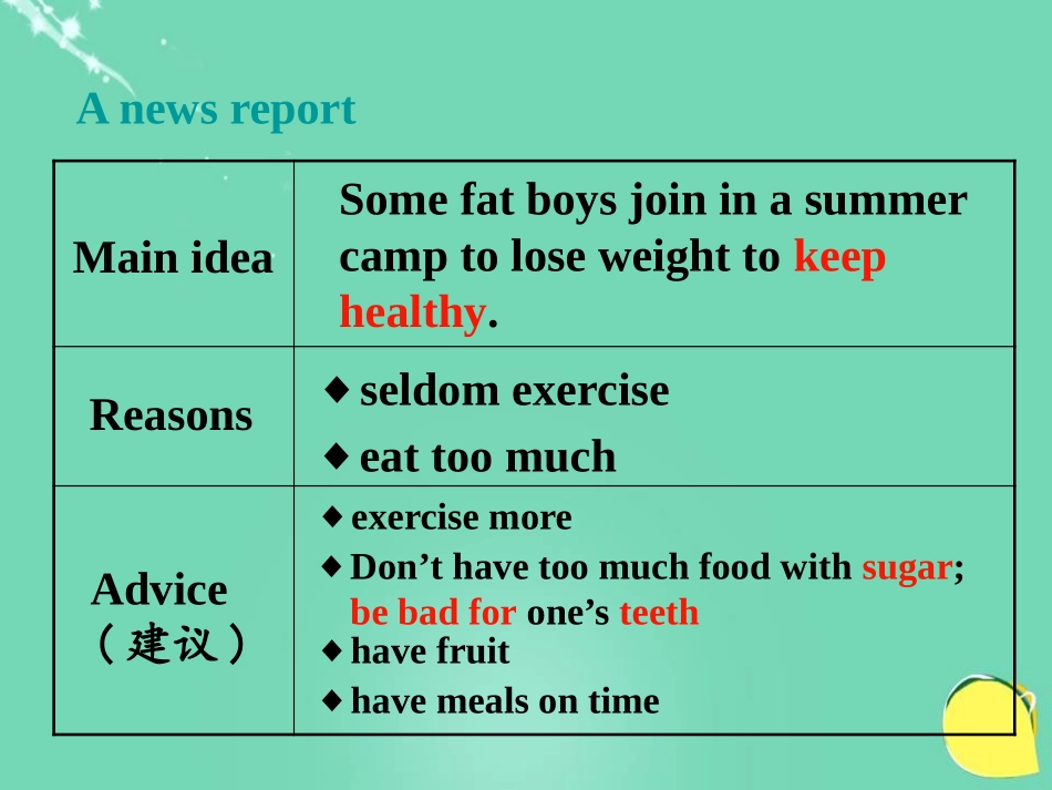 《Food and lifestylee》ReadingPPT课件_第3页
