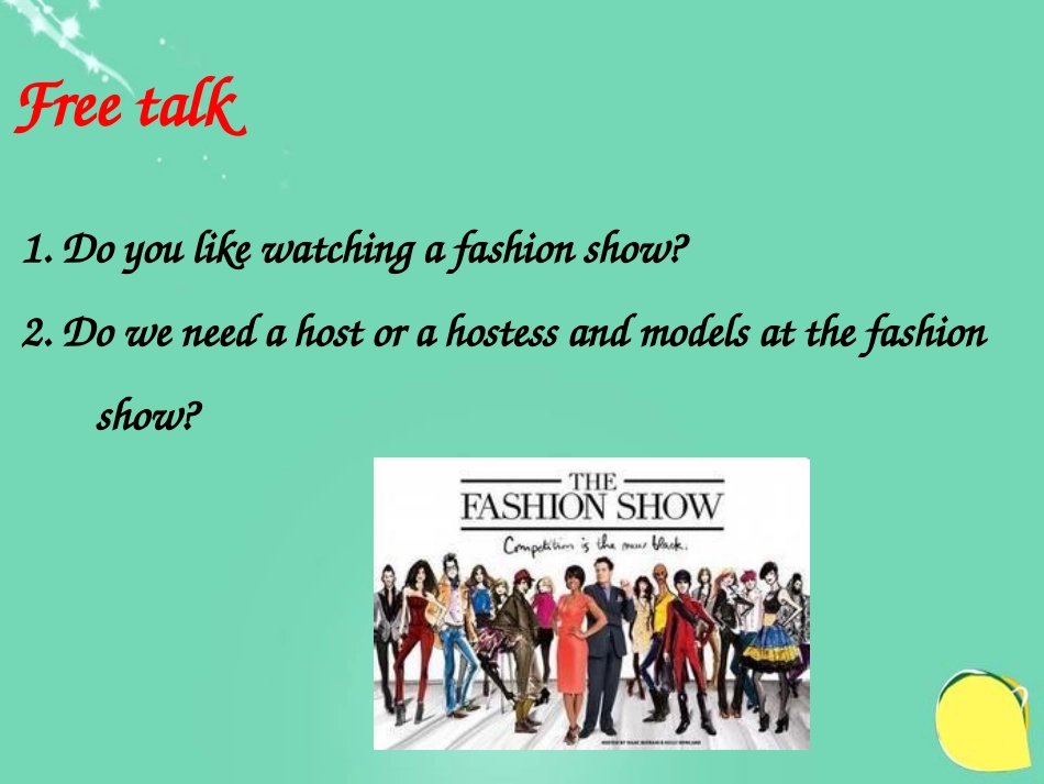 《Fashion》ReadingPPT课件[牛津译林版英语七年级]_第2页