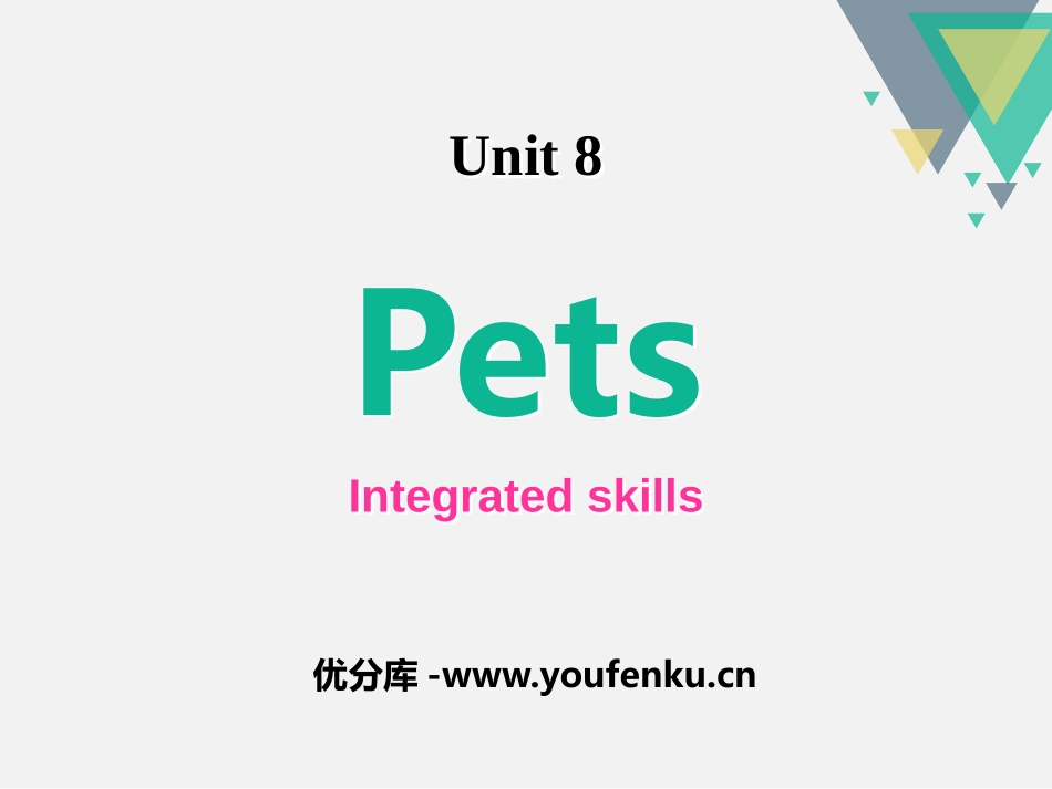 《Pets》Integrated skillsPPT课件_第1页