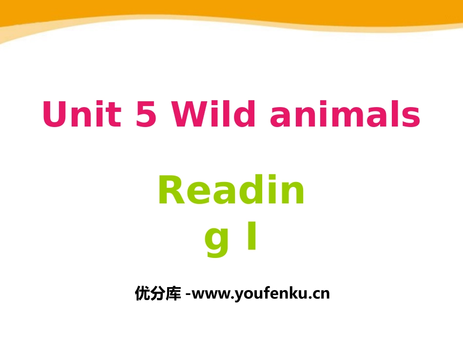 《Wild animals》ReadingPPT课件_第1页