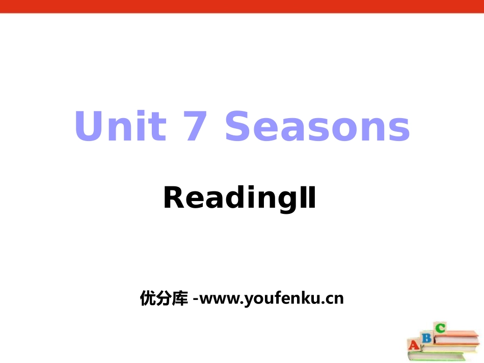 《Seasons》ReadingPPT课件[牛津译林版英语八年级]_第1页