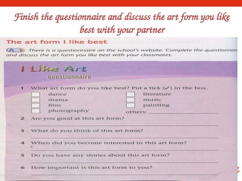 《Art world》TaskPPT课件[牛津译林版英语九年级]_第3页
