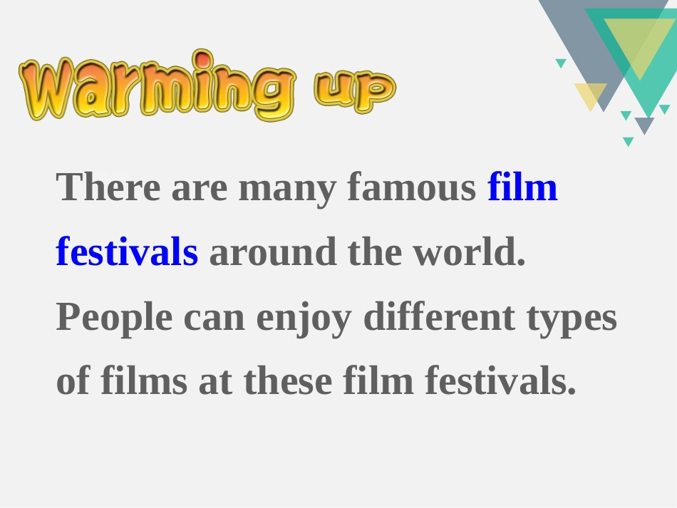 《Films》Integrated skillsPPT课件_第2页