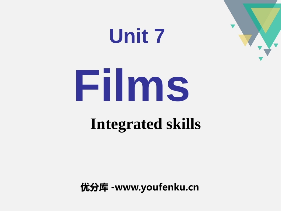 《Films》Integrated skillsPPT课件_第1页