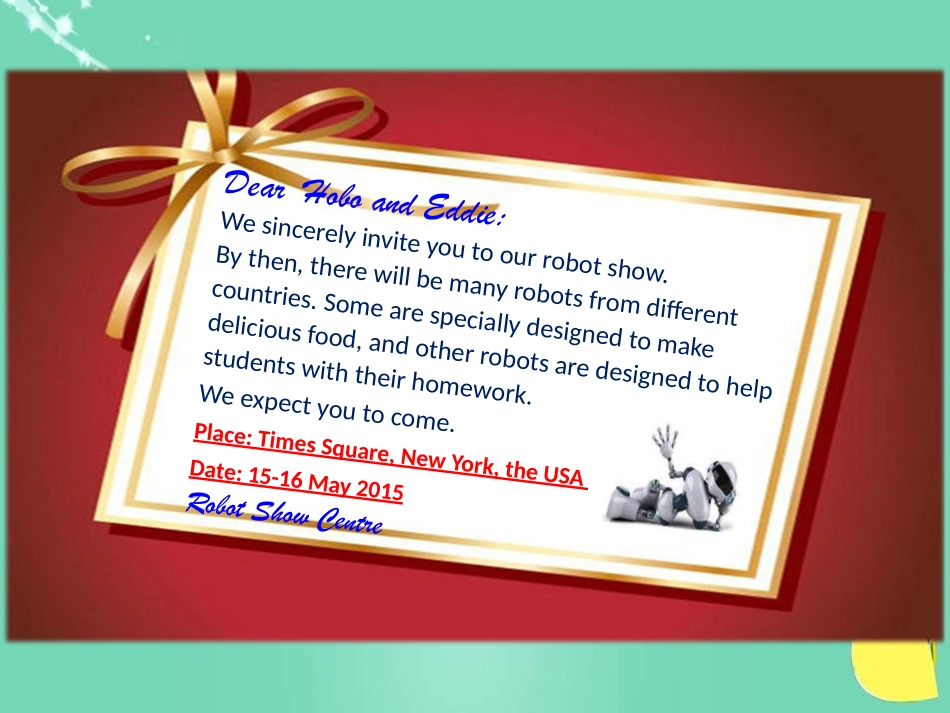 《Robots》Study skillsPPT课件_第2页