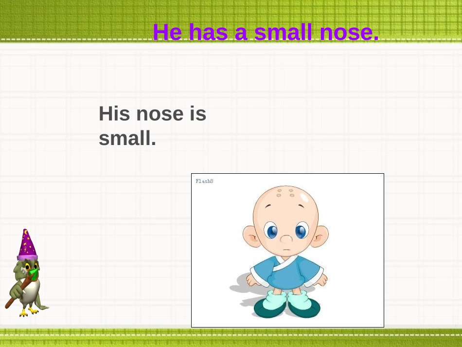 《He has a big head》SectionB PPT课件_第3页
