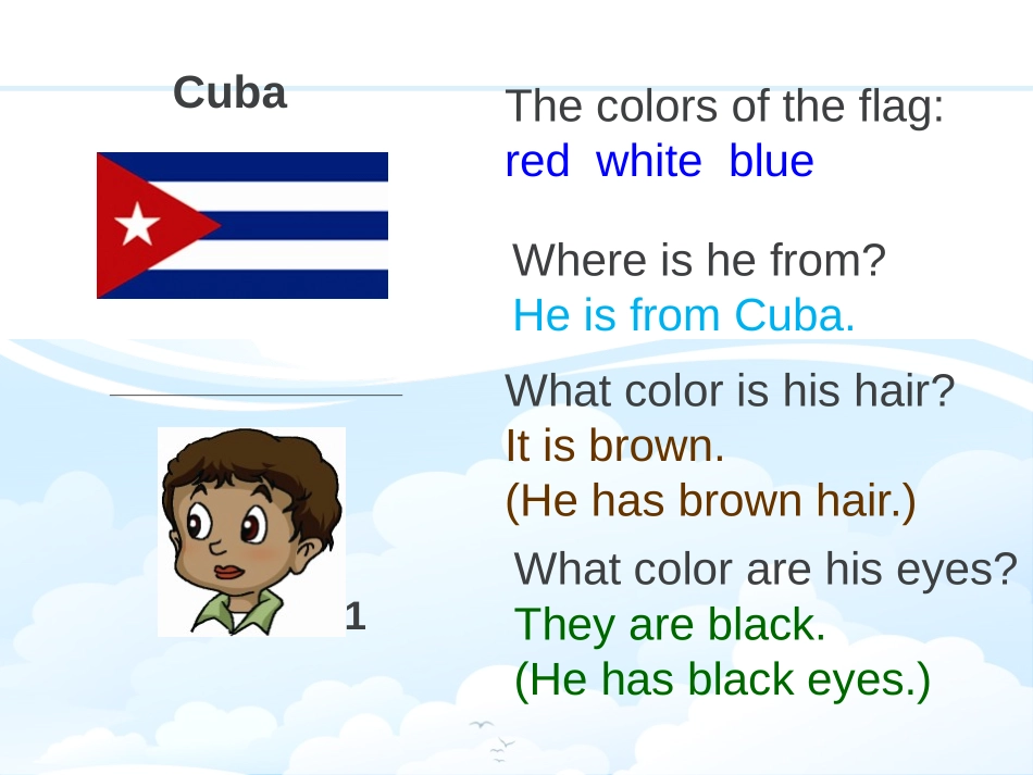 《What color is his hair?》SectionB PPT课件_第3页
