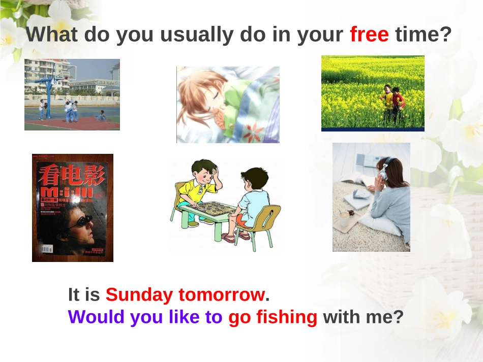 《Would you like to go for a picnic?》SectionA PPT课件_第3页